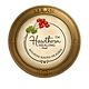 Hawthorn Healing logo with gold circular frame and hawthorn berries