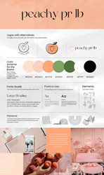 Brand Guidelines for Peachy PR