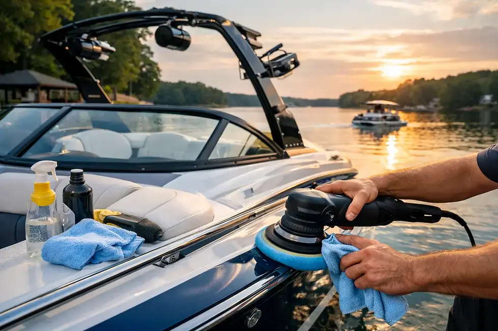 Boat Detailing Lake Norman Done Right