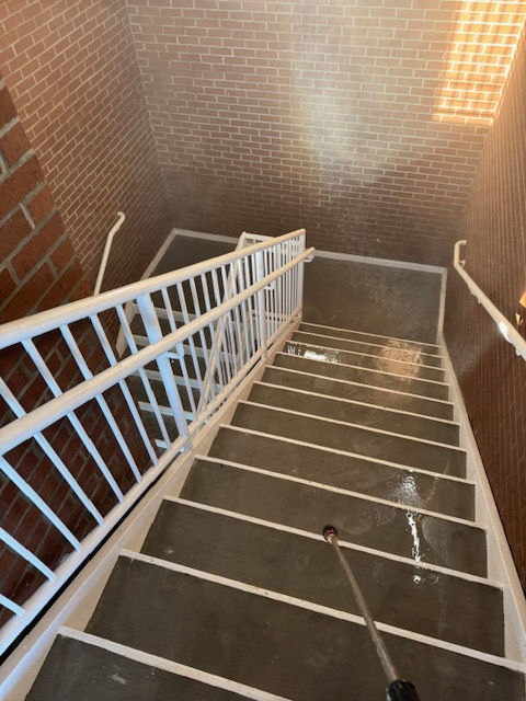 Stairwell Cleaning in Columbia SC by Echelon Elite