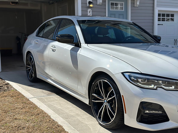 White BMW M series Ceramic Coating in Kannapolis NC by Echelon Elite Mobile Detailing
