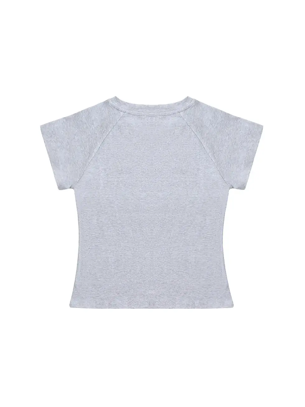 Thumbnail: Solid Color Raglan Sleeve Crop Top wholesale blank t-shirts