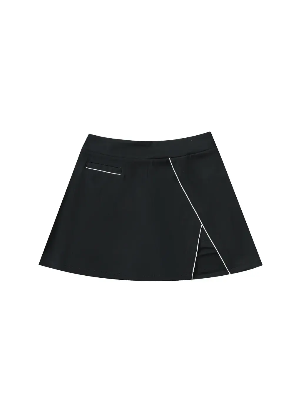 High-Waist Pocketed A-Line Skirt private label streetwear supplier