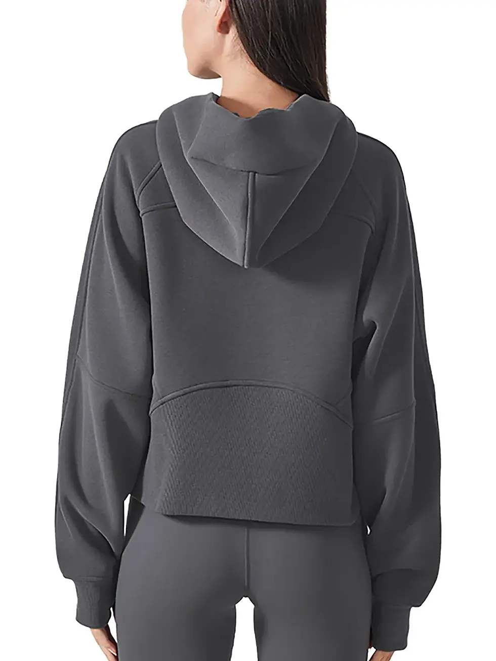 Thumbnail: Cropped Zip-Through Hoodie custom hoodie manufacturer