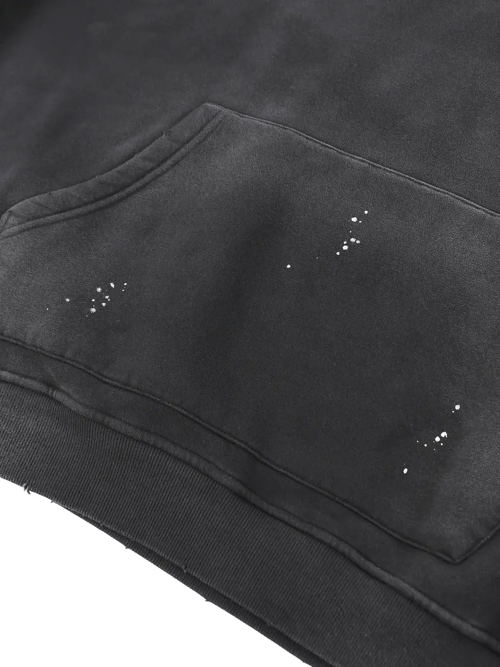 Thumbnail: Vintage Washed Frayed Fleece Hoodie