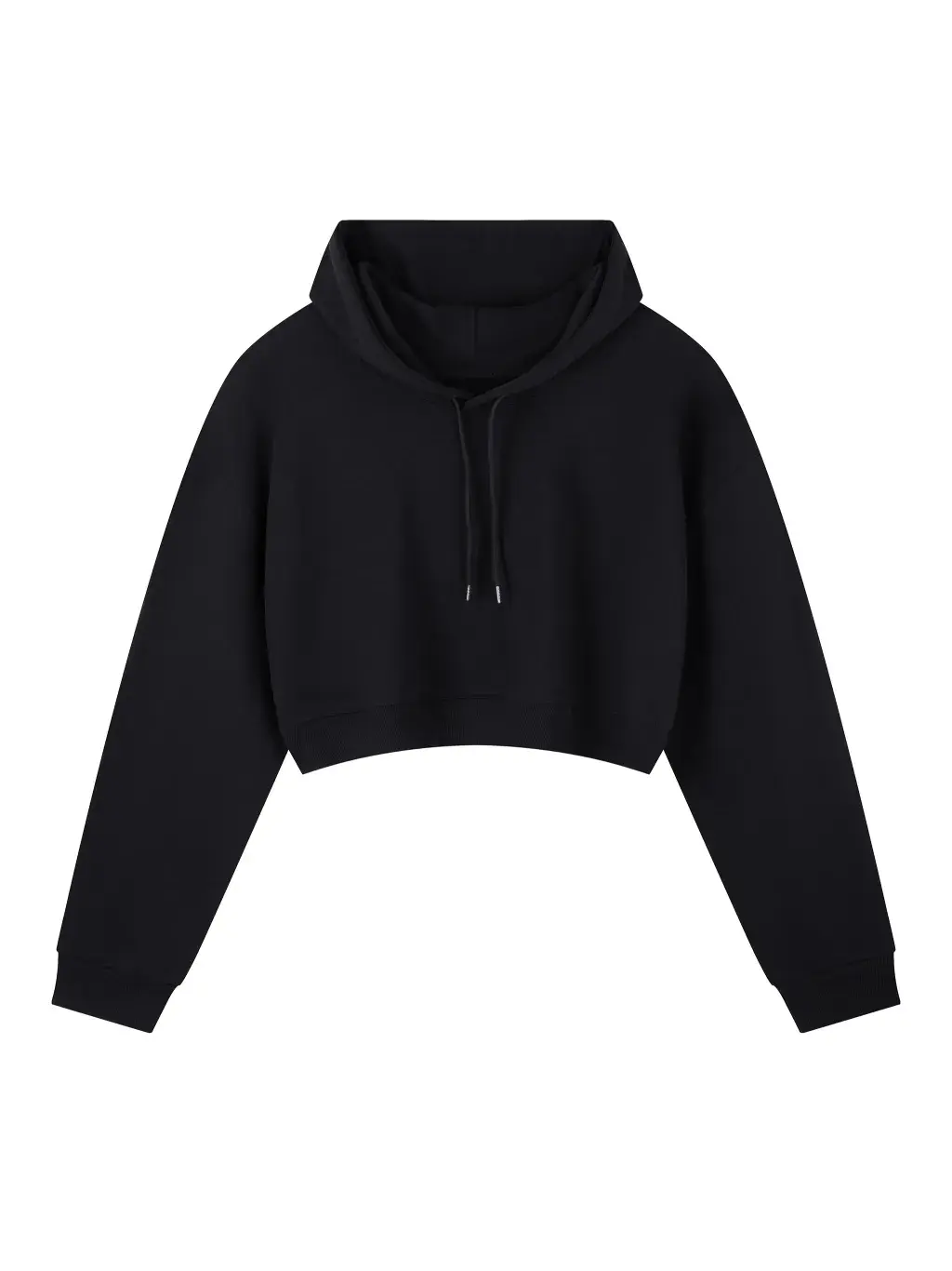 Essential Cropped Hoodie custom hoodie manufacturer