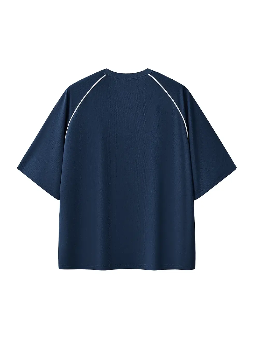 Thumbnail: Contrast Piping Panel Raglan T-Shirt wholesale blank t-shirts