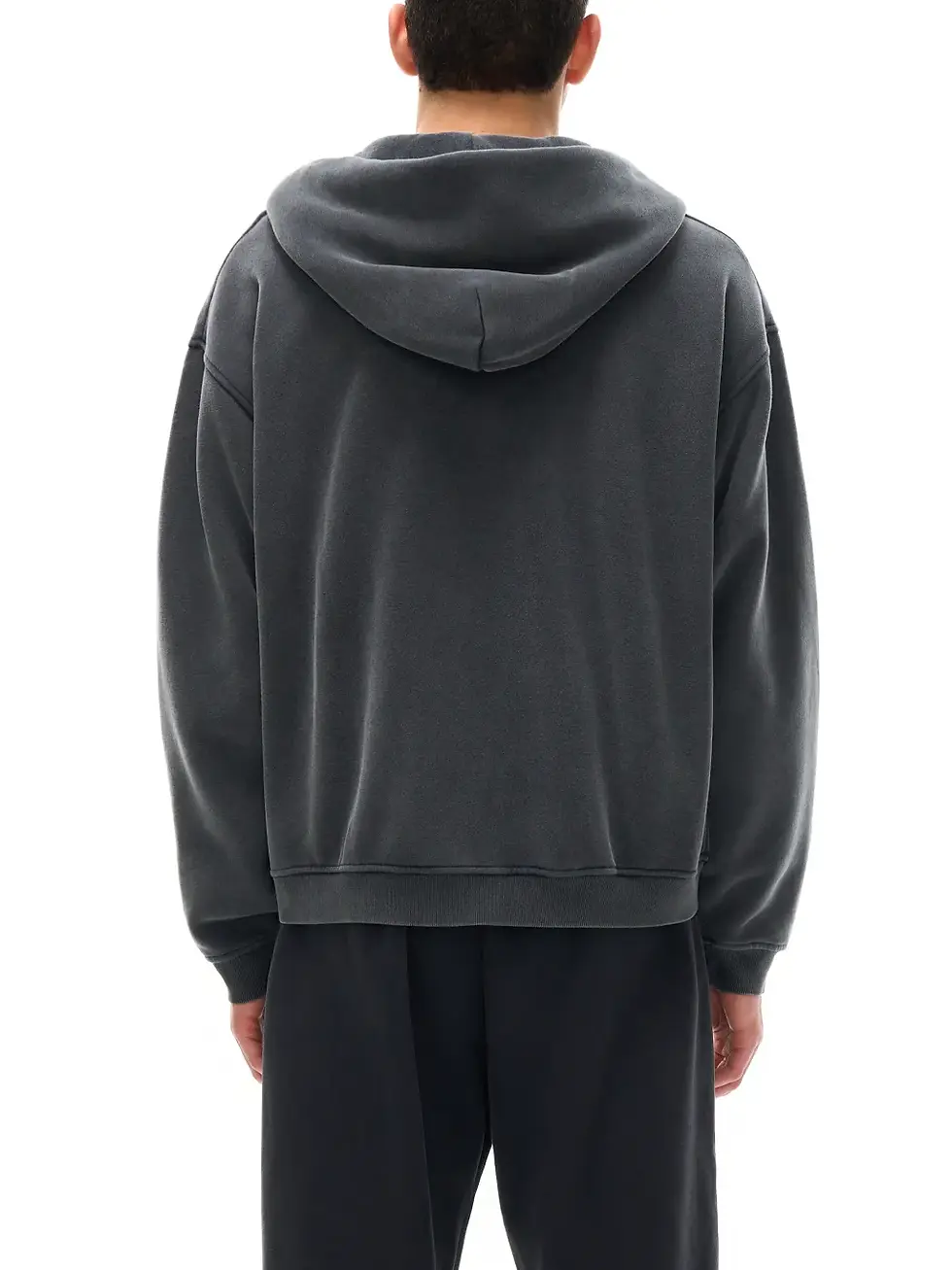 Thumbnail: Zip-Through Boxy Fleece Hoodie custom hoodie manufacturer