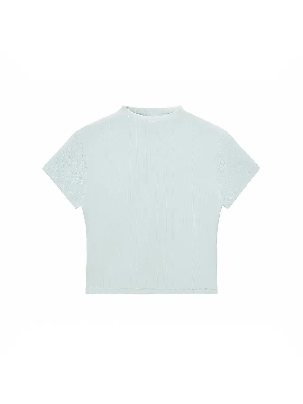 Thumbnail: Essential Slim Fit Mock Neck T-Shirt wholesale blank t-shirts
