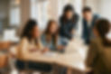 high school students working together