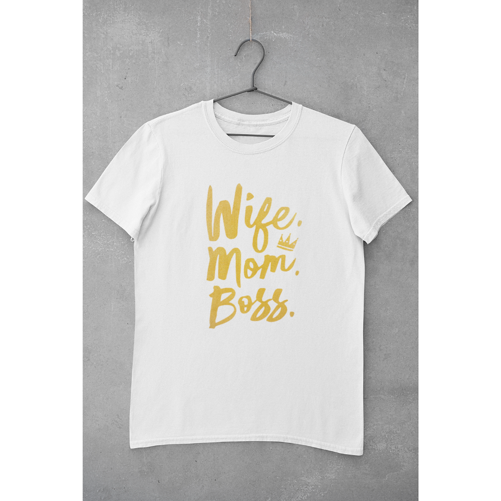 Thumbnail: Wife, Mom, Boss Shirt