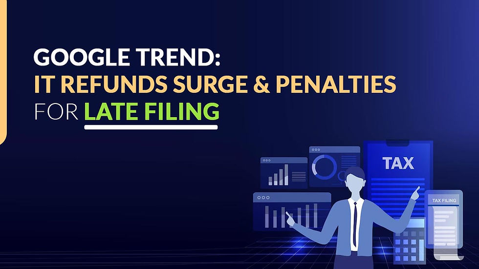 Why IT Refunds Trend on Google & Penalties for Late Filing