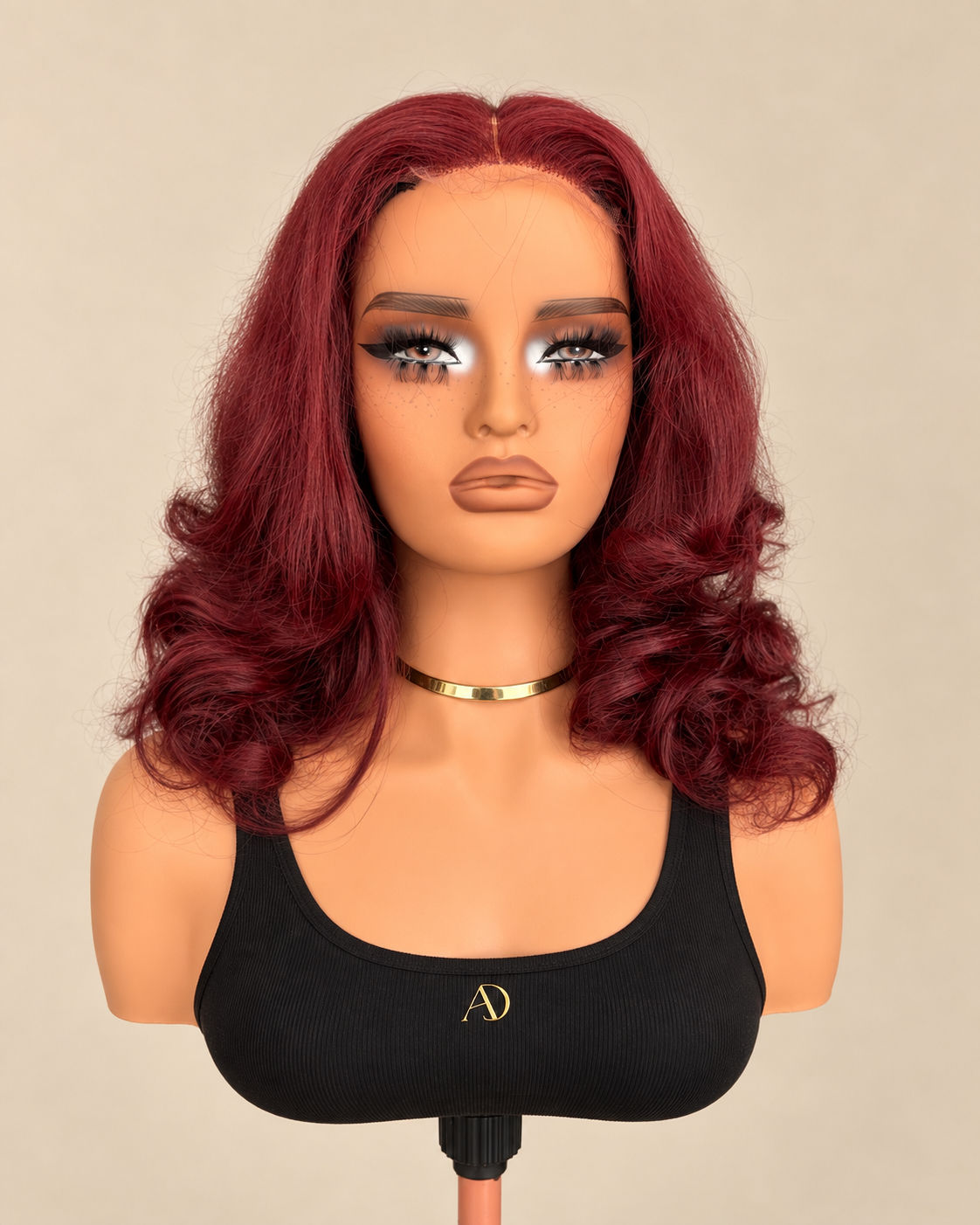 Mulberry Flip – Burgundy HD Lace Bob Wig