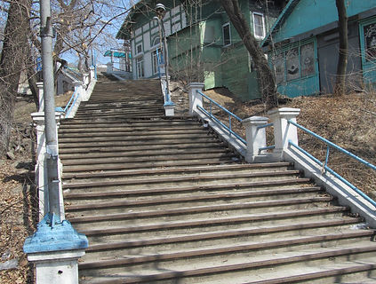 Лестничный марш в Матросском саду