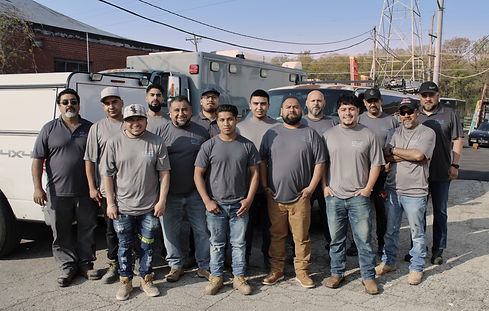 The Cruz Construction team at work