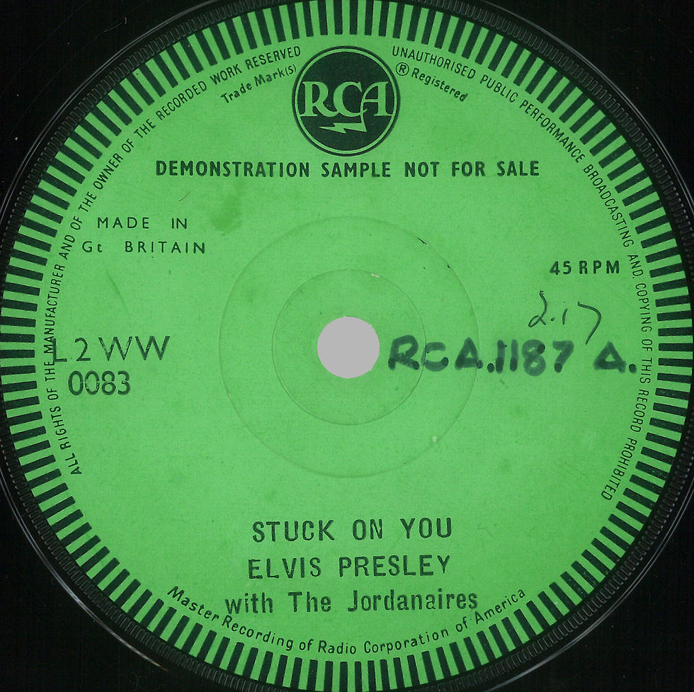 Stuck On You SS Demo - Side 1