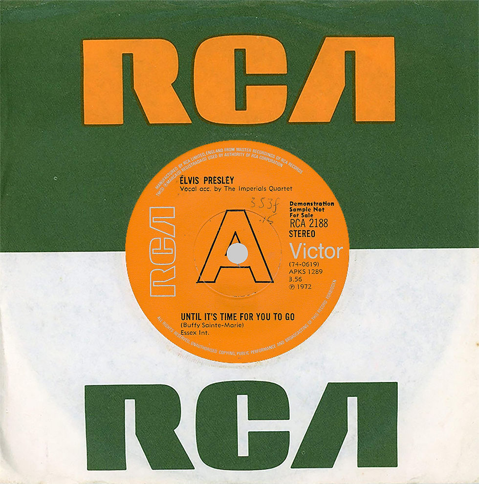 Until It's Time For You To Go Demo Sleeve 2 - Side 1