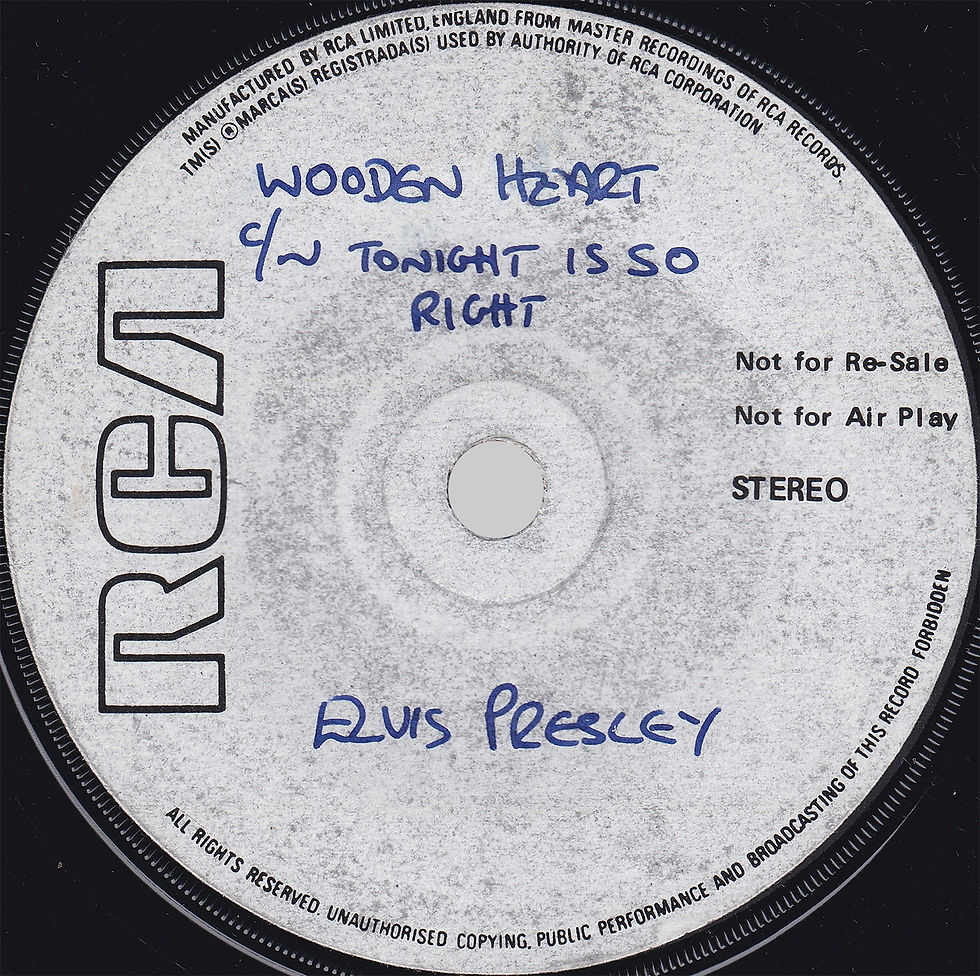 SS Wooden Heart Acetate - Side 1