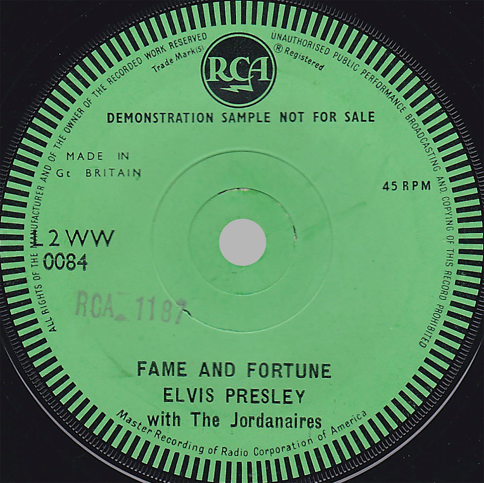 Fame And Fortune SS Demo - Side 1