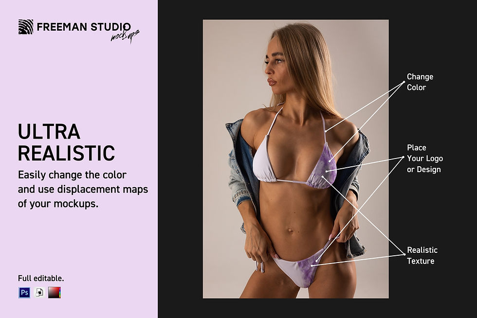 Thumbnail: Swimsuit Mockup Set