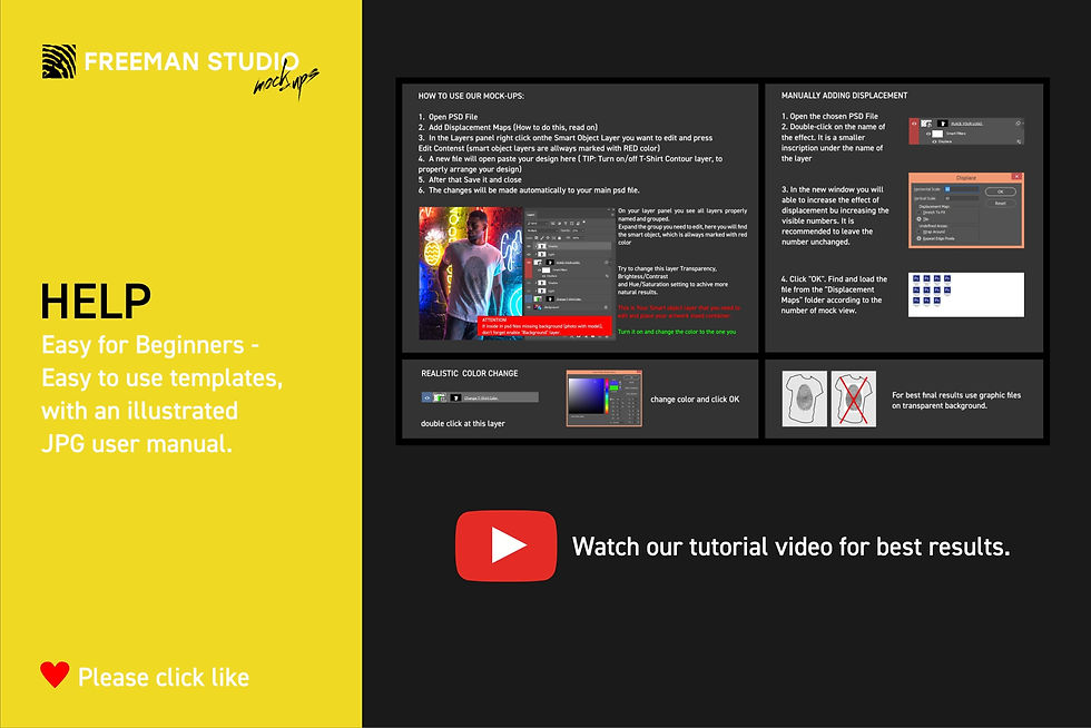 Thumbnail: T-Shirt Mock-Up Set
