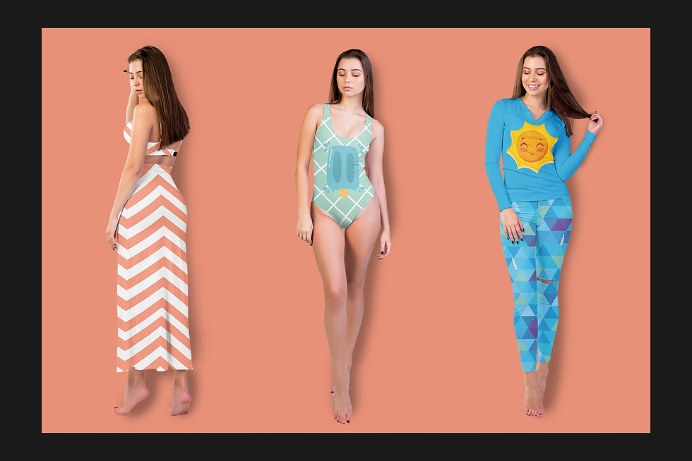 Thumbnail: Summer Apparel Mock-Up Set