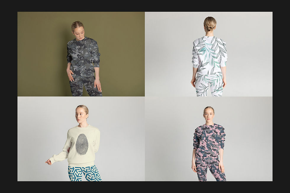 Thumbnail: Leggings and Sweatshirt Mock-Up Set