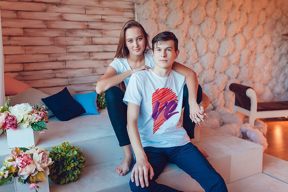 Thumbnail: Love Story T-Shirt Mock-Up