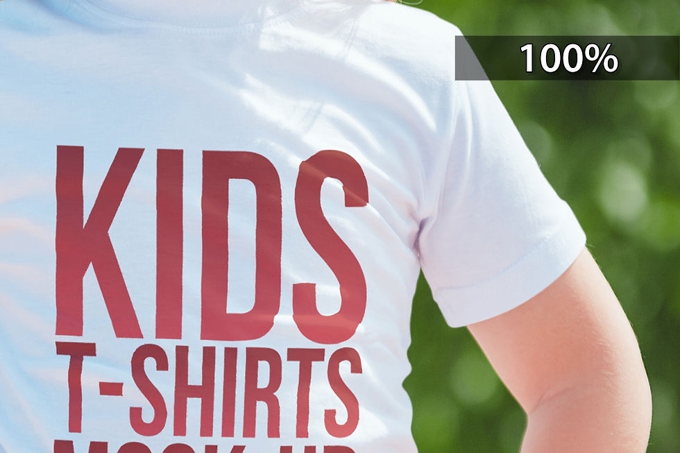 Thumbnail: Kids T-Shirt Mock-Up Vol 1