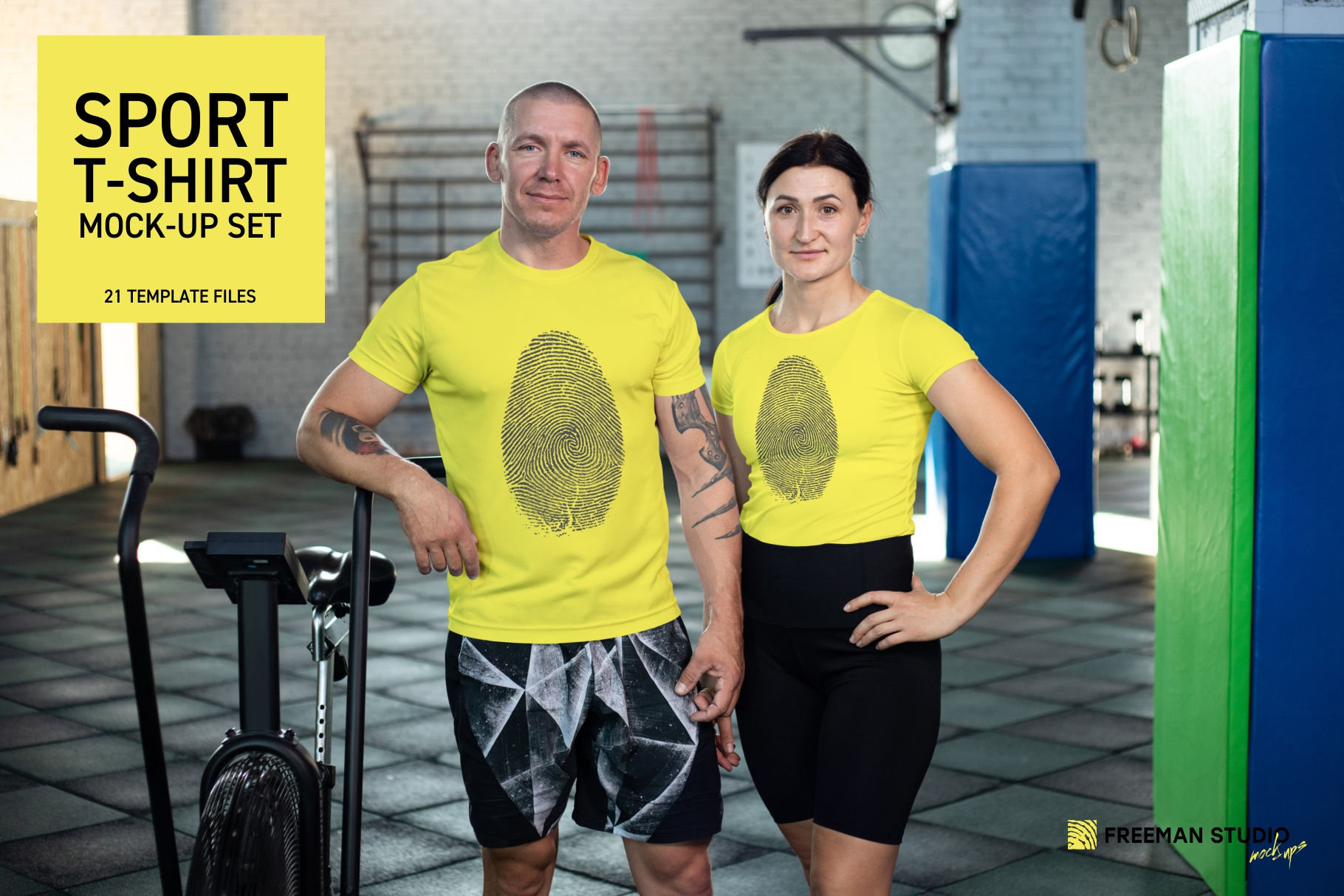 Sport T-Shirt Mock-Up Set