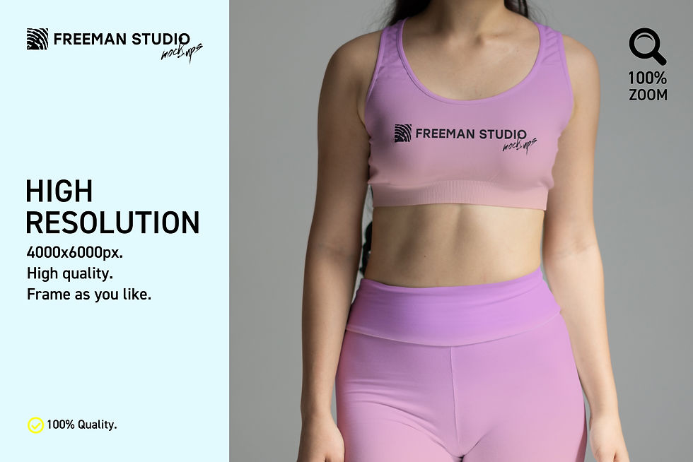 Thumbnail: Leggings and Tank-Top Mockup