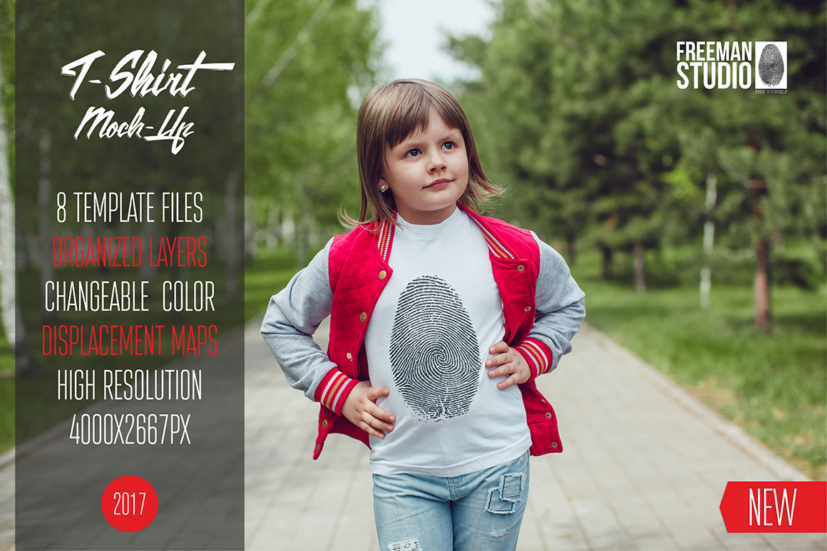 Kids T-Shirt Mock-Up Vol.5 2017