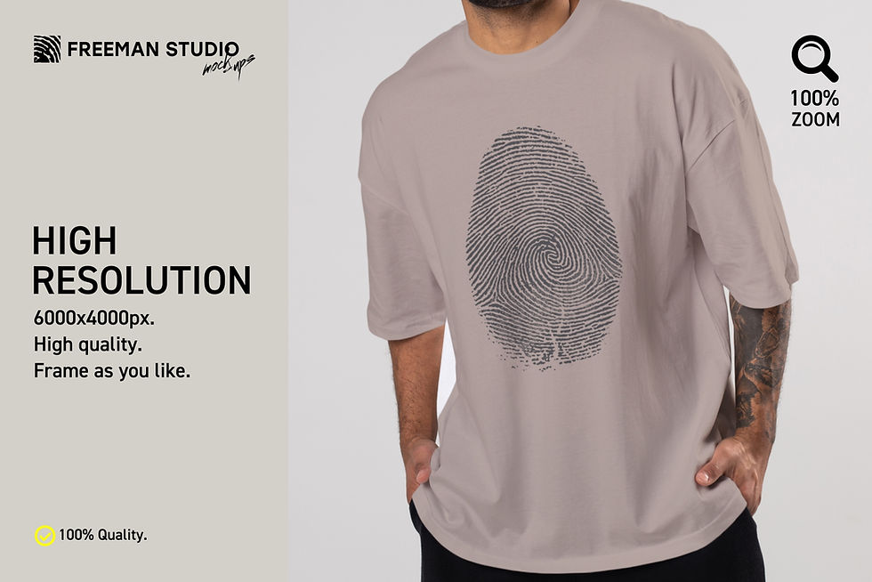 Thumbnail: T-Shirt and Bucket Hat Mock-Up Set