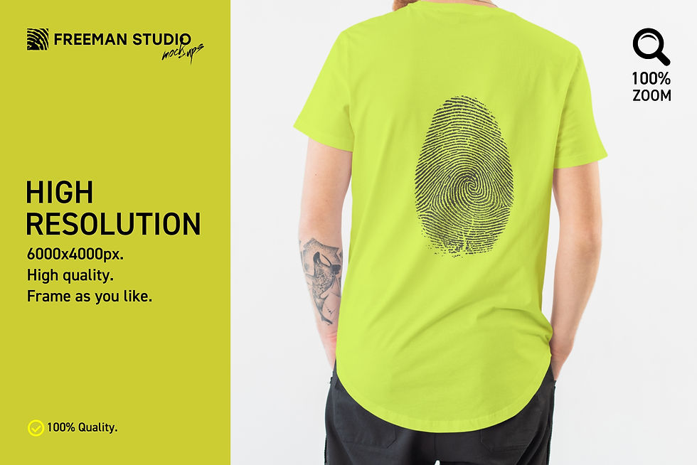 Thumbnail: Man's T-Shirt Mock-Up Set