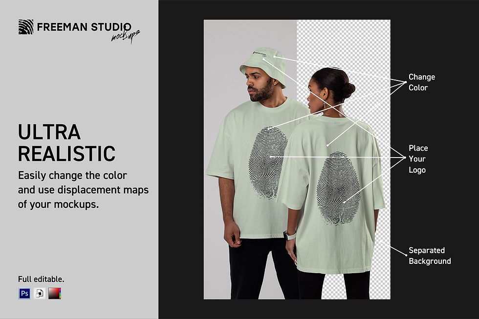 Thumbnail: T-Shirt Mock-Up Set