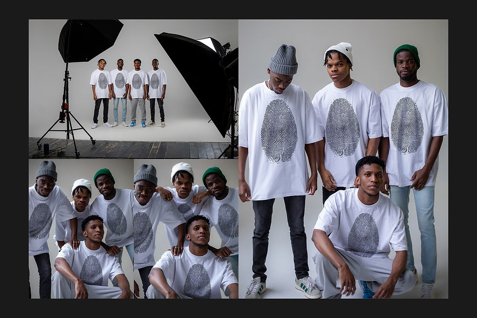 Thumbnail: Men's T-Shirt Mock-Up Set