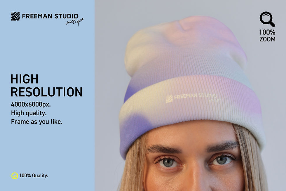 Thumbnail: Beanie Mockup Set
