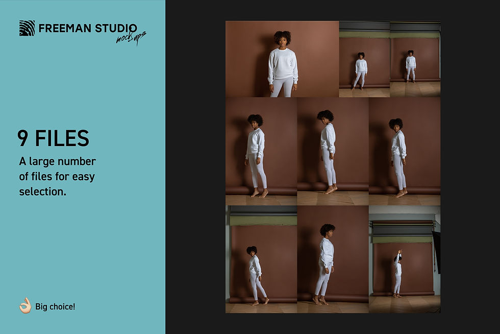 Thumbnail: Leggings and Sweatshirt Mock-Up Set