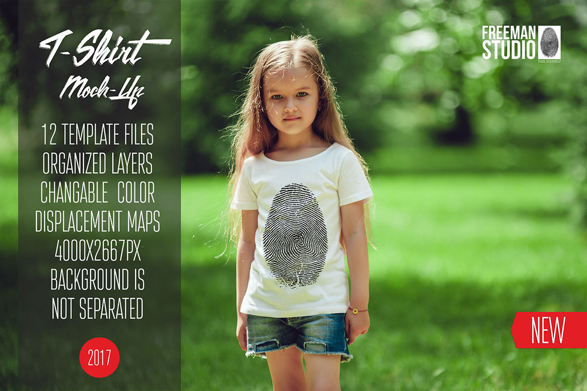 Kids T-Shirt Mock-Up Vol.6 2017