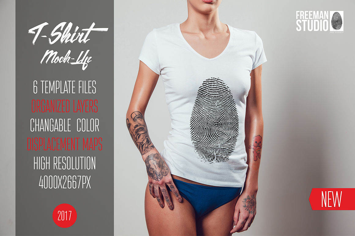 T-Shirt Mock-Up Vol.2 2017