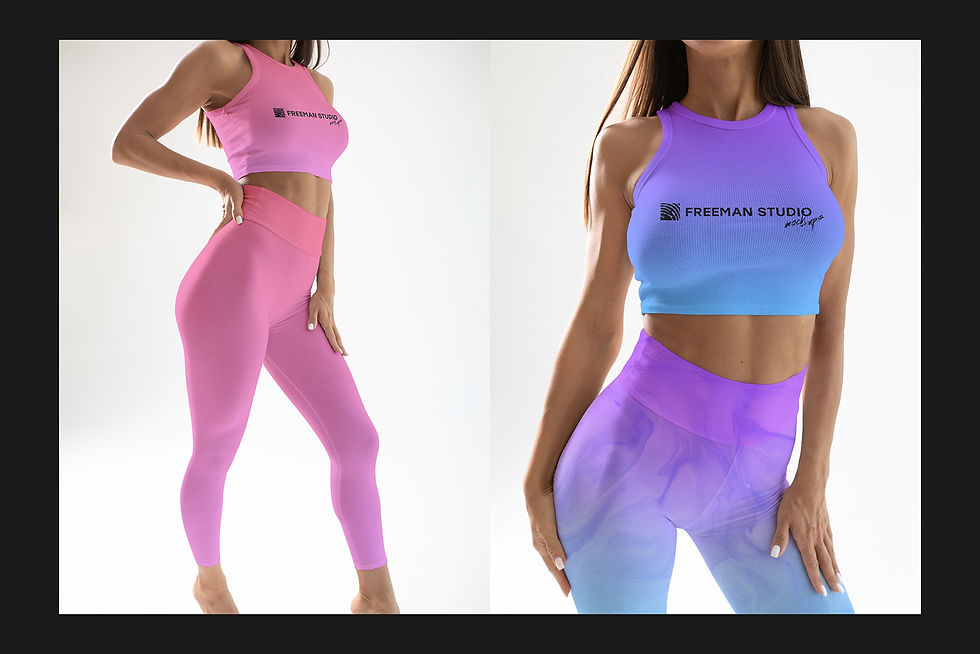 Thumbnail: Leggings and Tank-Top Mock-Up Set