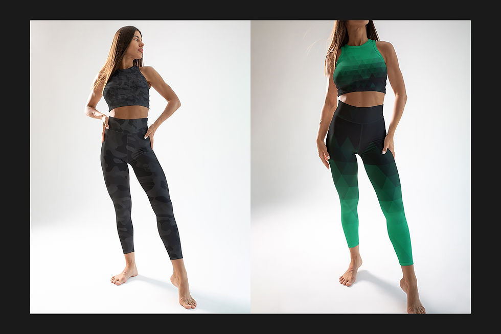 Thumbnail: Leggings and Tank-Top Mock-Up Set