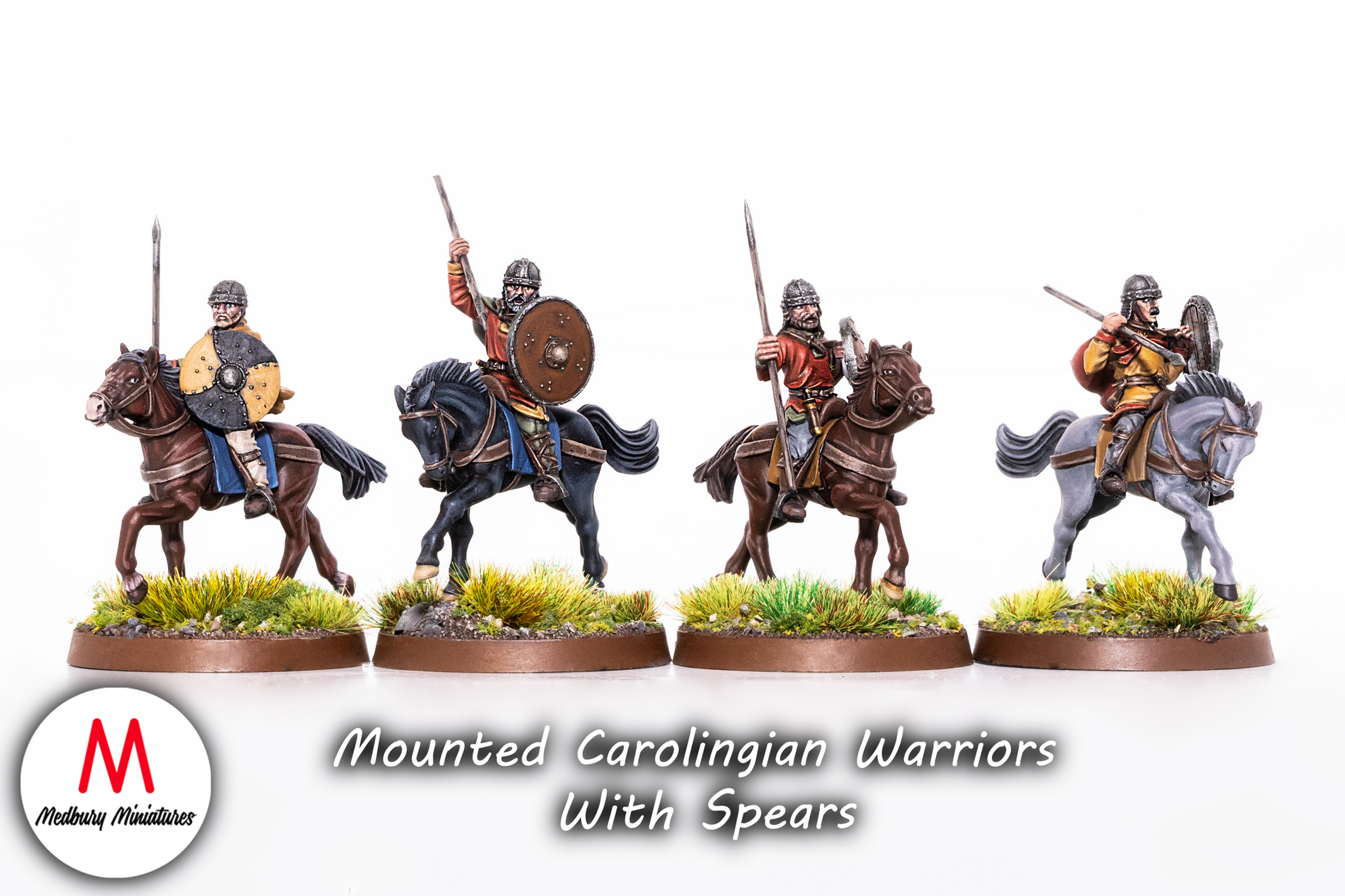 Mounted Carolingian Warriors With Spears