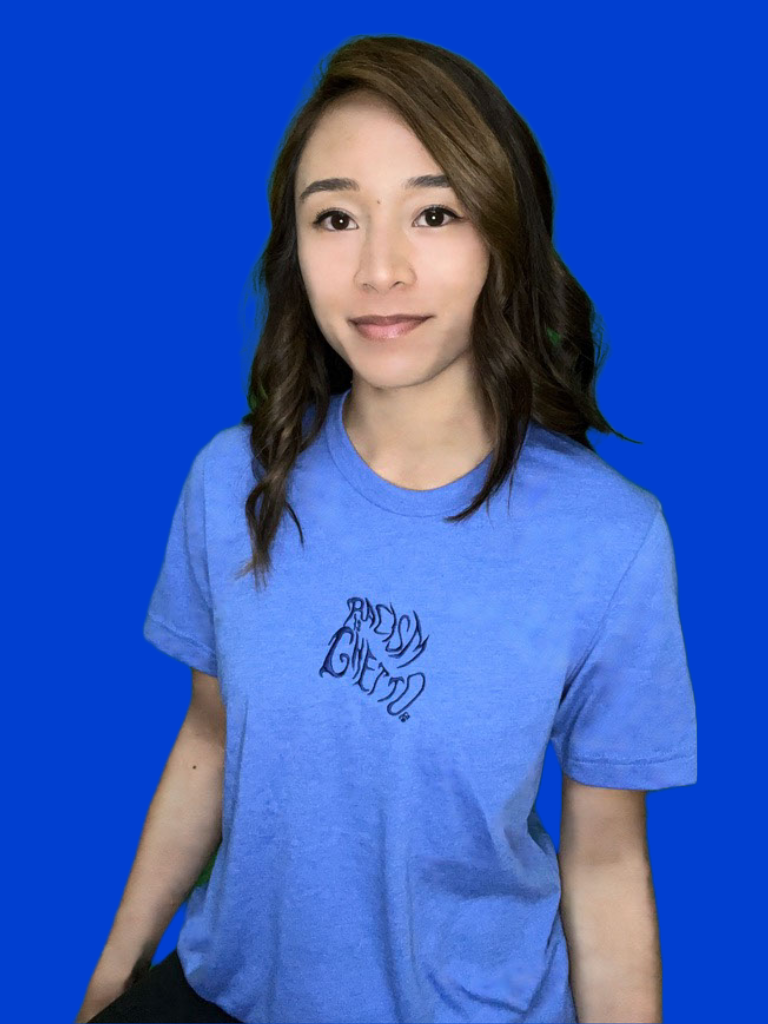 Thumbnail: Racism Is Ghetto: Tee (Blue)