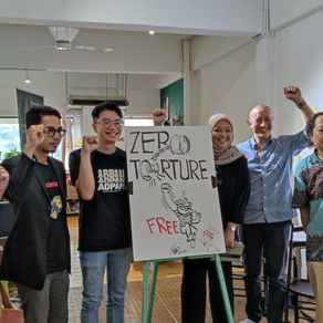 THE LAUNCH OF MALAYSIA YOUTH’S ACTION AGAINST TORTURE (MYACT) EXHIBITION