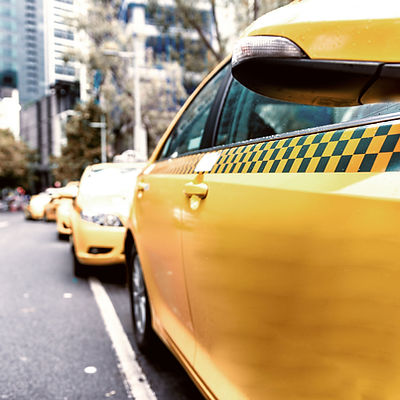 Taxi on the Street