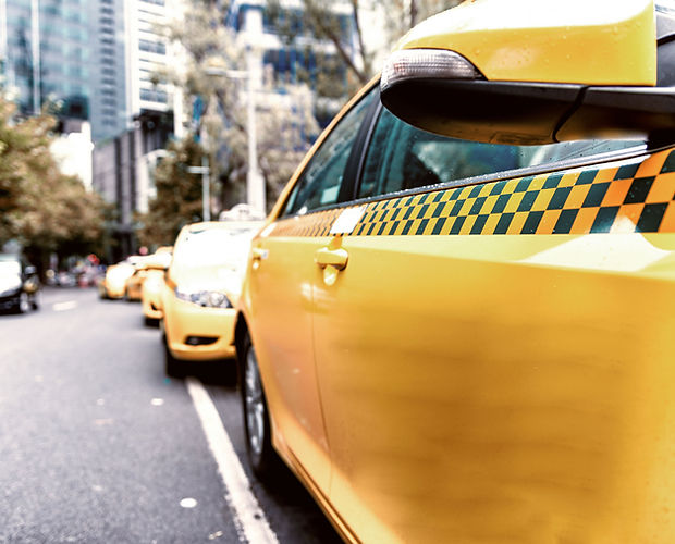 Taxi on the Street