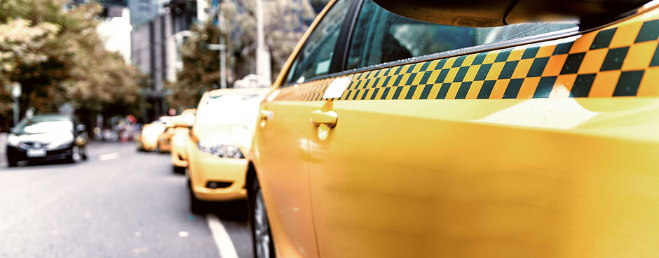 Taxi on the Street