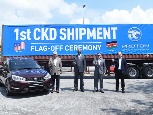PROTON enters Kenyan market, exporting 30 units of Proton Saga