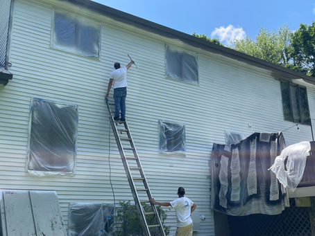 🏡 Stunning Exterior Transformation in Cromwell, CT — From Green to Modern White & Black